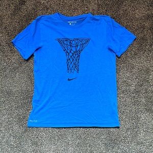 Blue Nike Basketball Tee